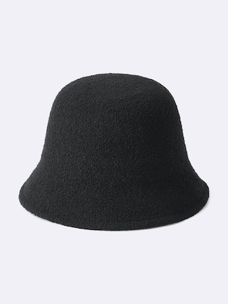UVカットサーモベルハット 【レディース】 【グッズ】【GU公式/ジーユー】 【BLACK】 UVカットサーモベルハット 【レディース】 【グッズ】【GU公式/ジーユー】 【BLACK】
