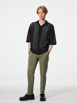 ウォッシャブルテーパードトラウザーSW(丈標準70.0~74.0cm) 【メンズ】 【パンツ】【GU公式/ジーユー】 【OLIVE】 ウォッシャブルテーパードトラウザーSW(丈標準70.0~74.0cm) 【メンズ】 【パンツ】【GU公式/ジーユー】 【OLIVE】