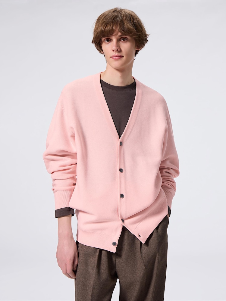 GU公式 | ウォッシャブルVネックカーディガン 