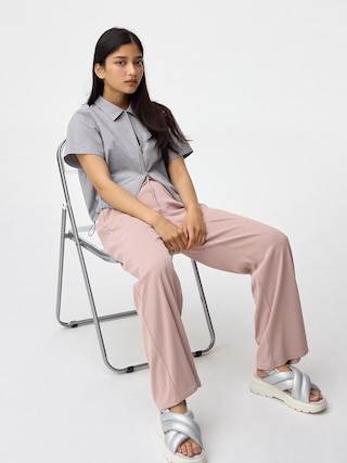 リブプルオンパンツ(丈標準68.0~72.0cm) 【レディース】 【パンツ】【GU公式/ジーユー】 【PINK】 リブプルオンパンツ(丈標準68.0~72.0cm) 【レディース】 【パンツ】【GU公式/ジーユー】 【PINK】