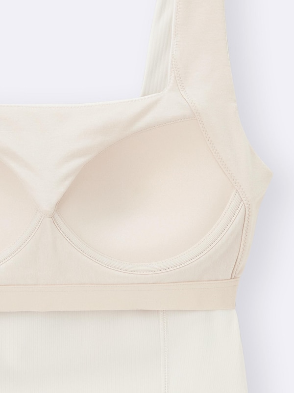 ブラフィールクロップ ドスクエアネックタンクトップ+X