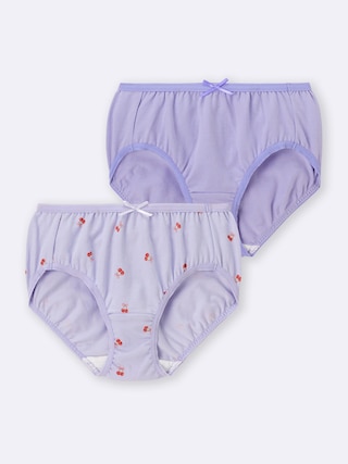 GIRLSショーツ2P(チェリー) 【KIDS・TEEN】 【キッズ インナー・下着】【GU公式/ジーユー】 【MULTI(PATTERN)1】 GIRLSショーツ2P(チェリー) 【KIDS・TEEN】 【キッズ インナー・下着】【GU公式/ジーユー】 【MULTI(PATTERN)1】