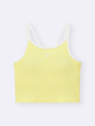 GIRLSブラフィールプチクロップドキャミソール 【KIDS・TEEN】 【キッズ インナー・下着】【GU公式/ジーユー】 【YELLOW】 GIRLSブラフィールプチクロップドキャミソール 【KIDS・TEEN】 【キッズ インナー・下着】【GU公式/ジーユー】 【YELLOW】