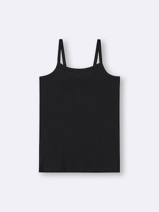 GIRLSドライコットンキャミソール 【KIDS・TEEN】 【キッズ インナー・下着】【GU公式/ジーユー】 【BLACK】 GIRLSドライコットンキャミソール 【KIDS・TEEN】 【キッズ インナー・下着】【GU公式/ジーユー】 【BLACK】