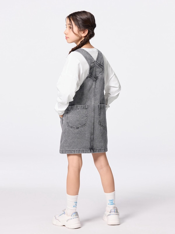 GIRLSデニムジャンパースカート