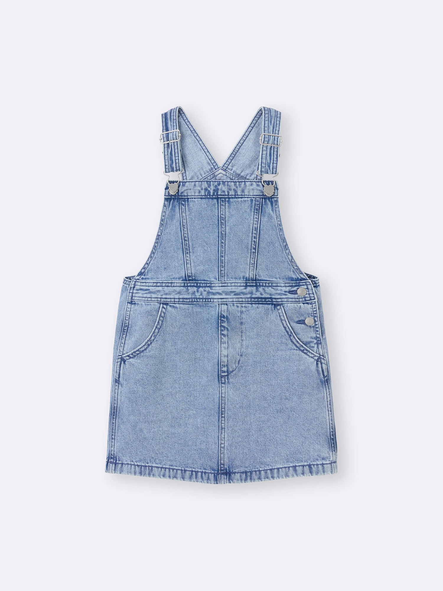 GU公式 | GIRLSデニムジャンパースカート