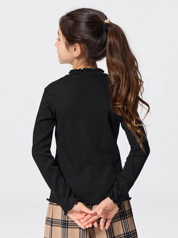 GIRLSフリルハイネックT(長袖)