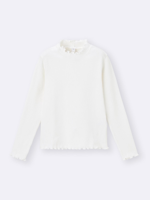GIRLSフリルハイネックT(長袖)