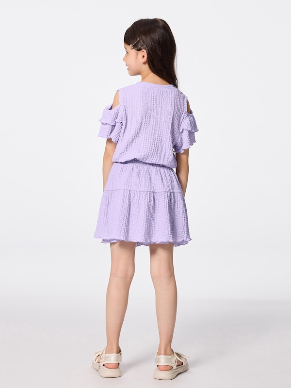 GIRLSシャーリングティアードキュロット