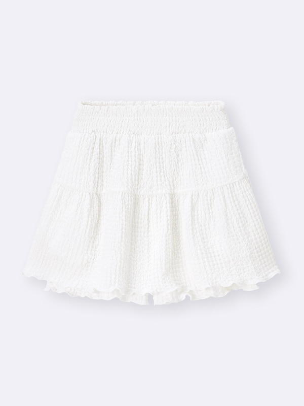 GIRLSシャーリングティアードキュロット