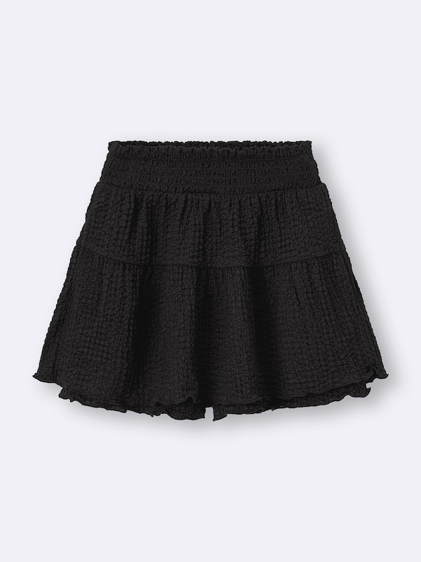 GIRLSシャーリングティアードキュロット