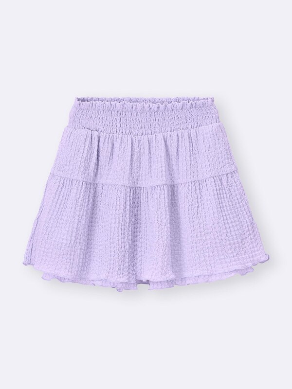 GIRLSシャーリングティアードキュロット