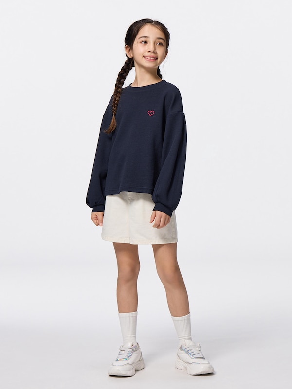 GIRLSワッフルジャージーシャツ(長袖)