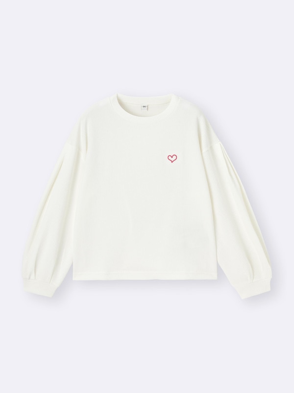 GIRLSワッフルジャージーシャツ(長袖)