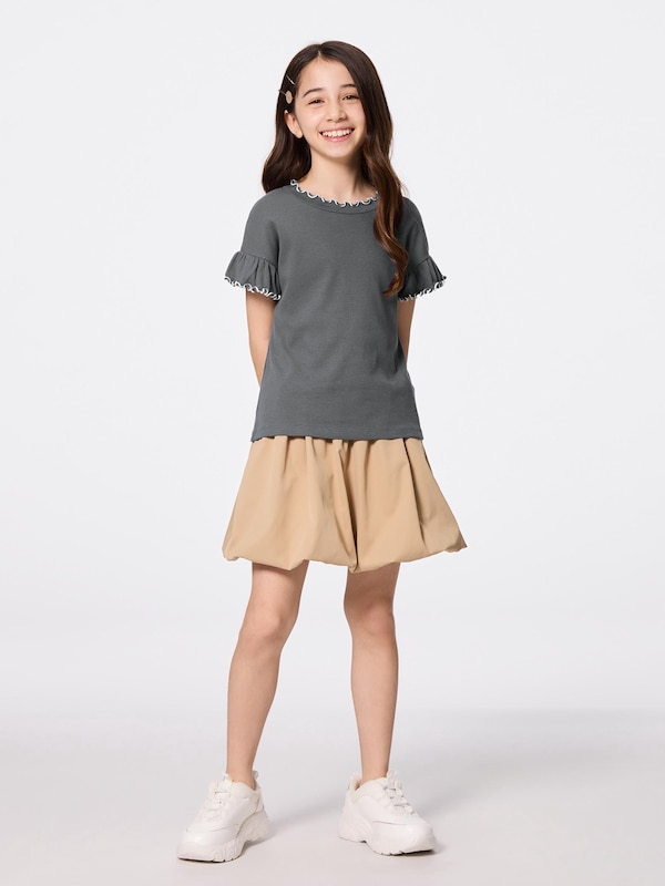 GIRLSリブメローT(半袖)