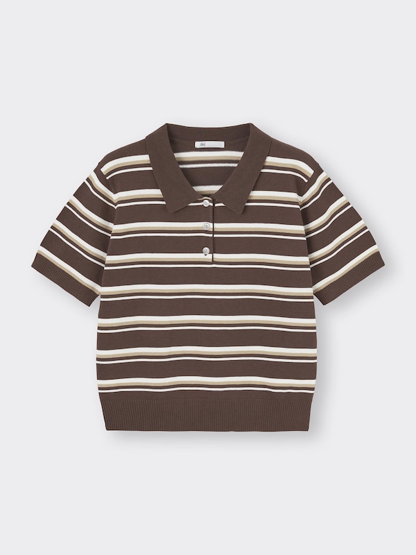 マルチボーダーポロセーター(半袖)Q