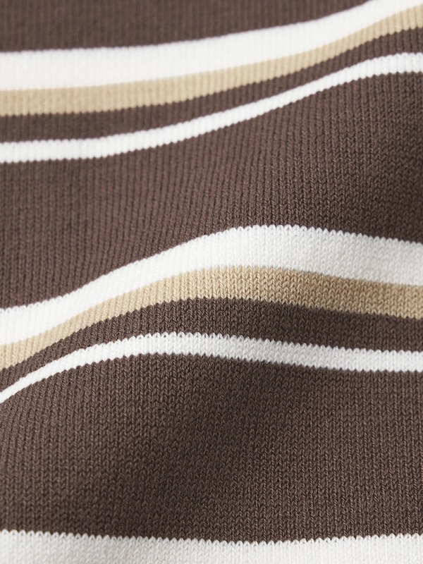 マルチボーダーポロセーター(半袖)Q