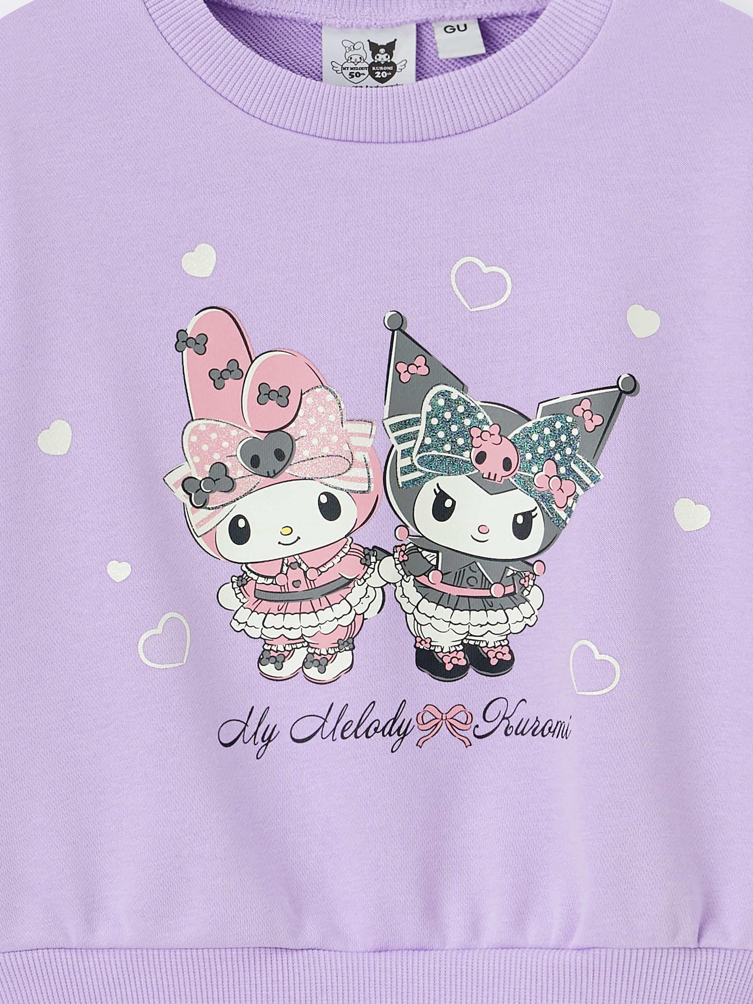 GU公式 | GIRLSグラフィックスウェットシャツ1 Sanrio characters