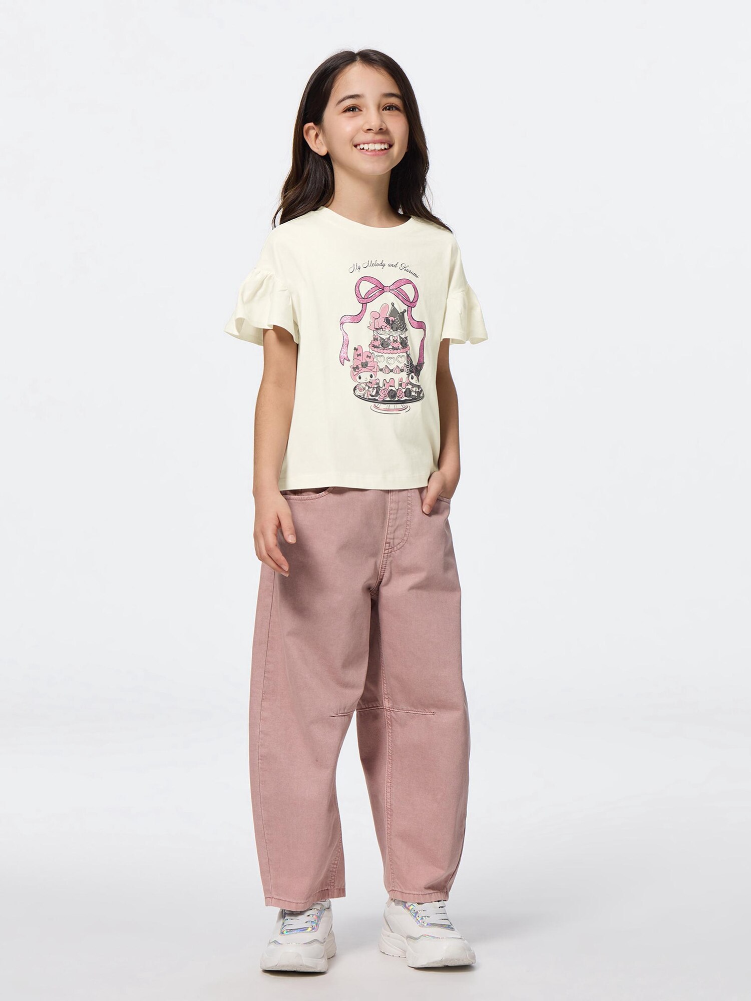 GU公式 | GIRLSグラフィックT Sanrio characters