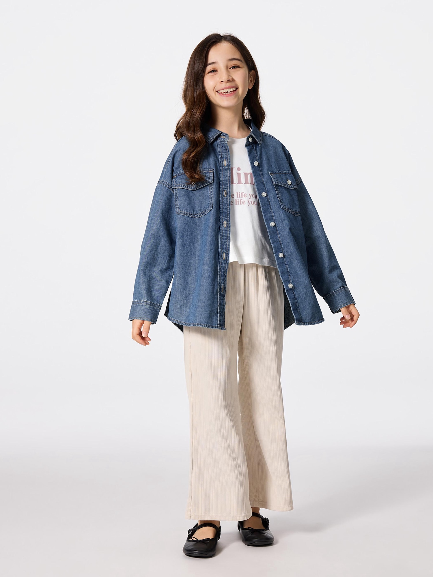 gotohollywood24aw kidsデニムシャツ120 楽天市場】デニム シャツ GU（キッズ・ベビー・マタニティ）の通販
