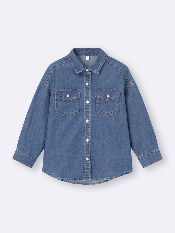 GIRLSライトデニムシャツ(長袖)