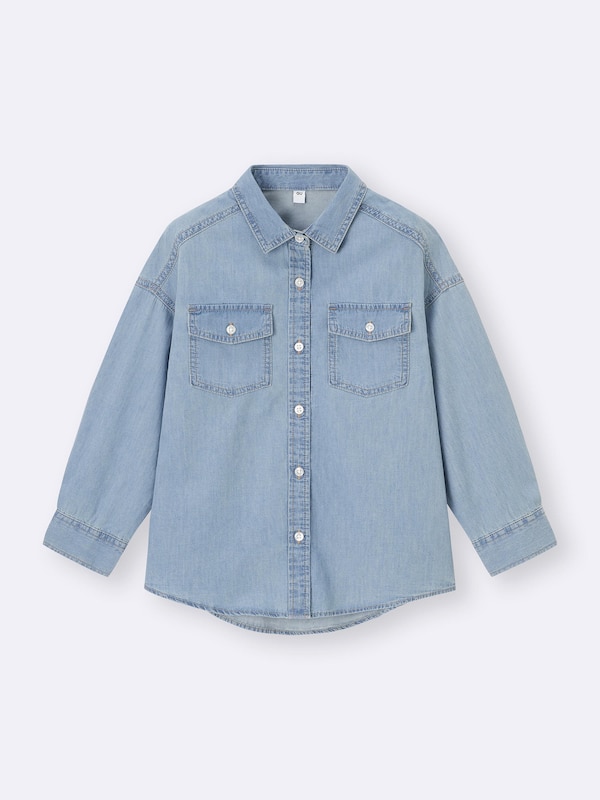 GIRLSライトデニムシャツ(長袖)