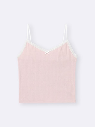 コットンブレンドクロップドキャミソール(ドライ) 【レディース】 【Tシャツ・スウェット】【GU公式/ジーユー】 【PINK】 コットンブレンドクロップドキャミソール(ドライ) 【レディース】 【Tシャツ・スウェット】【GU公式/ジーユー】 【PINK】