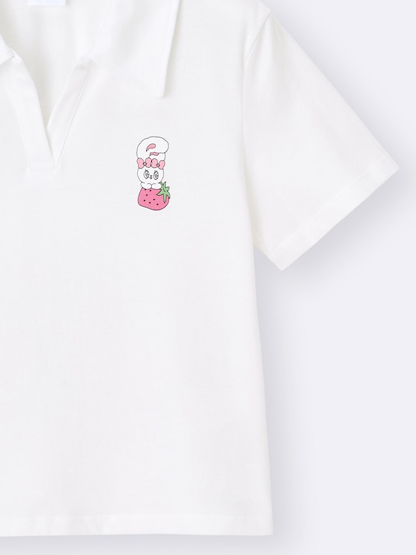 GIRLSクロップドポロシャツ エスターバニー JR