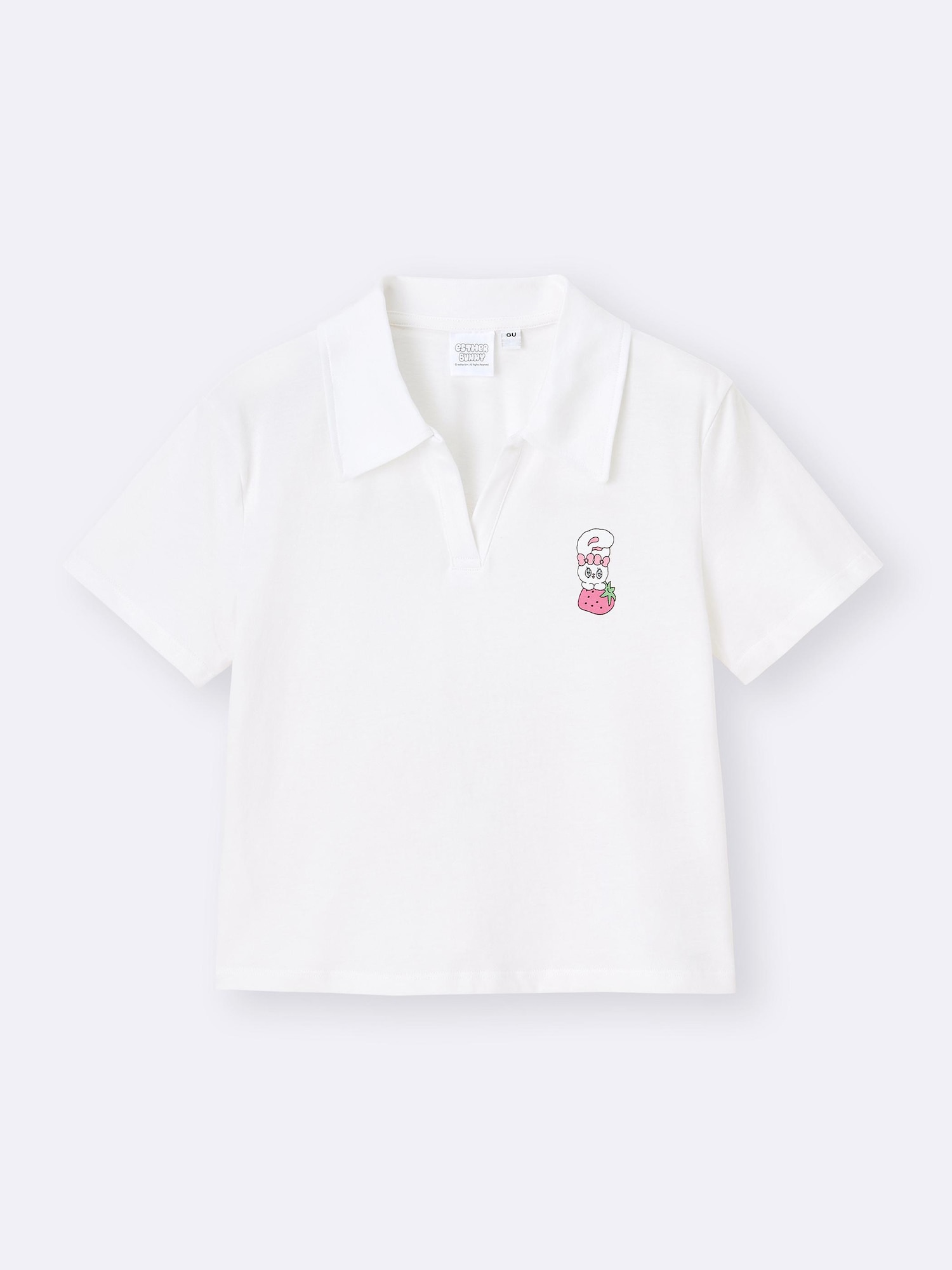 FR2G ホワイト ポロシャツ Rabbit's Country Club FR2G ホワイト ポロシャツ Rabbit's Country Club