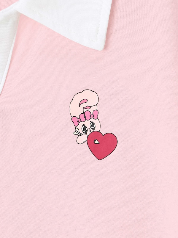 GIRLSクロップドポロシャツ エスターバニー JR