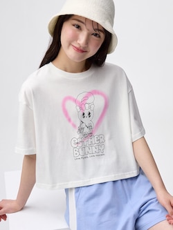 GIRLSクロップドT エスターバニー JR