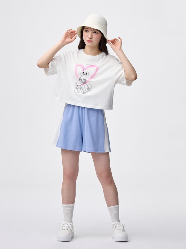 GIRLSクロップドT エスターバニー JR