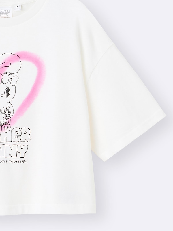 GIRLSクロップドT エスターバニー JR
