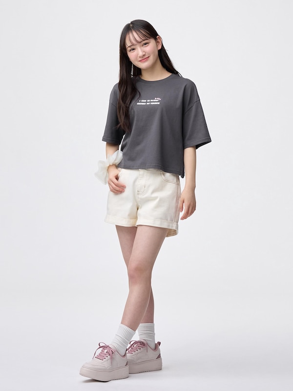 GIRLSクロップドT エスターバニー JR