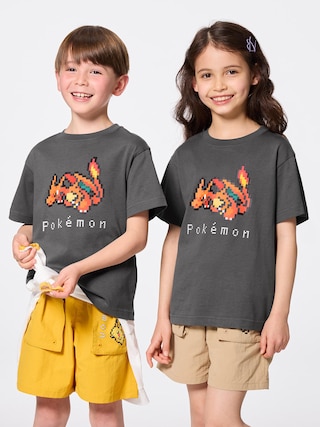 KIDS(男女兼用)グラフィックT Pokemon 【KIDS・TEEN】 【キッズ Tシャツ・スウェット・ニット】【GU公式/ジーユー】 【DARK GRAY】 KIDS(男女兼用)グラフィックT Pokemon 【KIDS・TEEN】 【キッズ Tシャツ・スウェット・ニット】【GU公式/ジーユー】 【DARK GRAY】