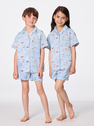 KIDS(男女兼用)サテンパジャマ CHIIKAWA 【KIDS・TEEN】 【キッズ ルームウェア】【GU公式/ジーユー】 【LIGHT BLUE】 KIDS(男女兼用)サテンパジャマ CHIIKAWA 【KIDS・TEEN】 【キッズ ルームウェア】【GU公式/ジーユー】 【LIGHT BLUE】