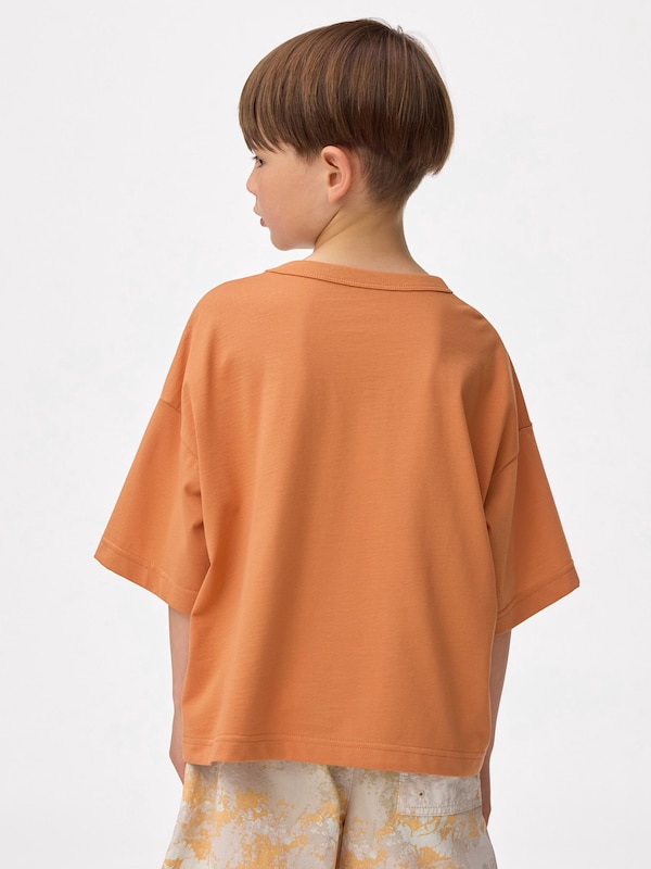 KIDS(男女兼用)ドライポケットボクシーT(5分袖)