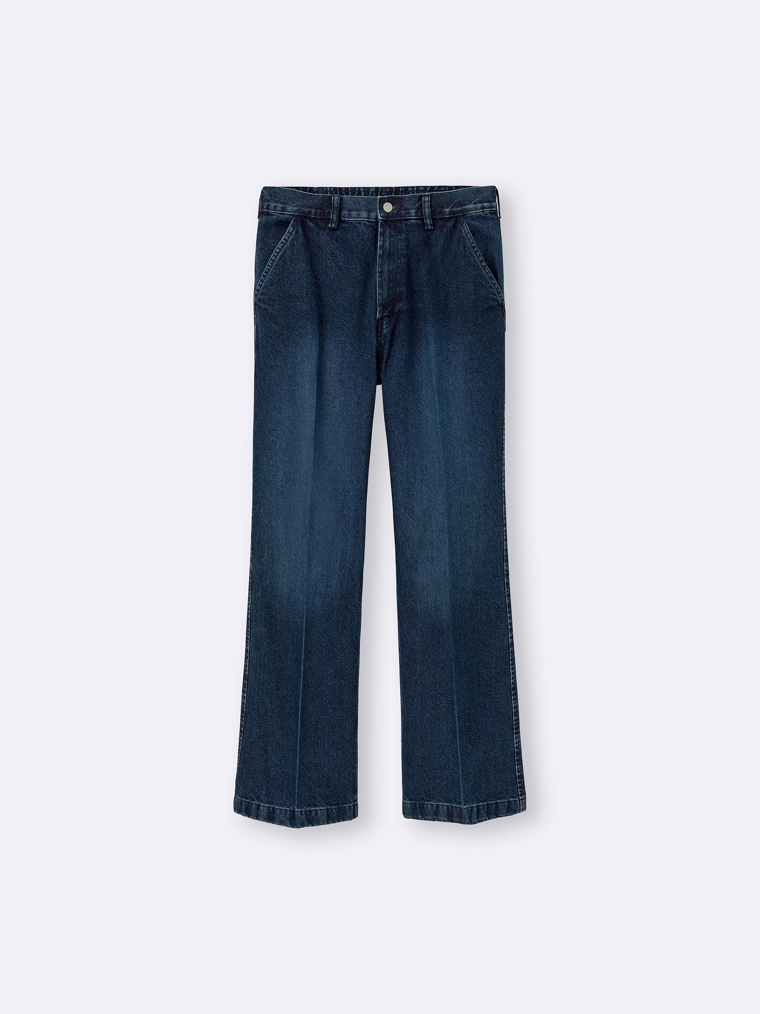 こうじ　ページ GU公式 | ミドルライズフレアジーンズ(丈標準73.0～77.0cm)