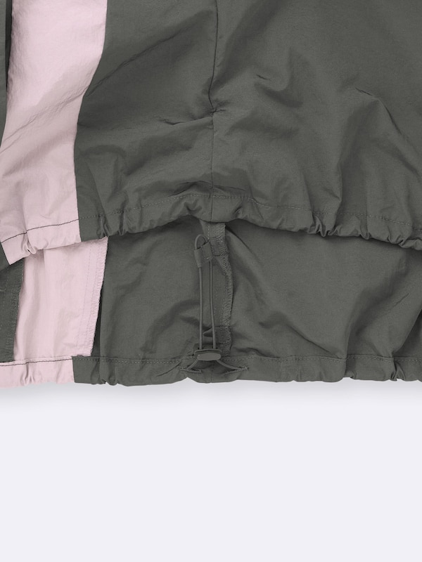 GIRLSナイロンカラーブロックブルゾンJR