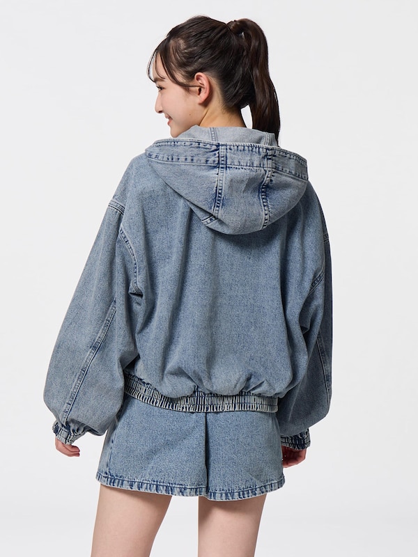 GIRLSフード付きワークジャケットJR