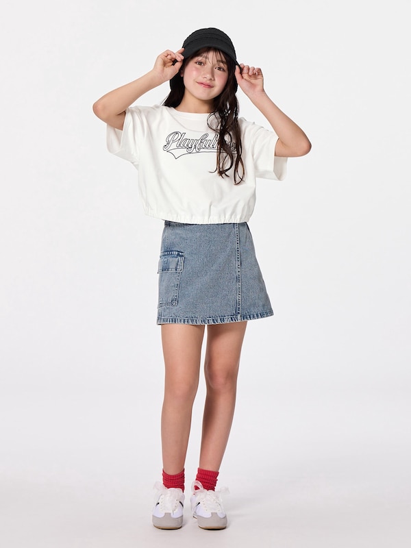 GIRLSラップミニスコートJR