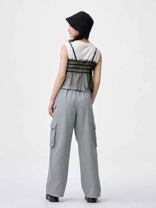 GIRLSセンターシームワイドカーゴパンツJR