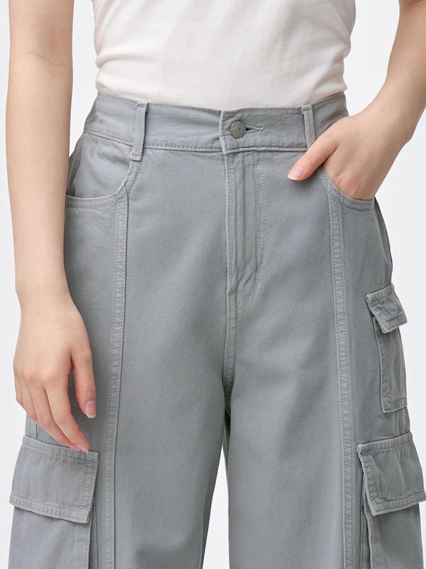 GIRLSセンターシームワイドカーゴパンツJR