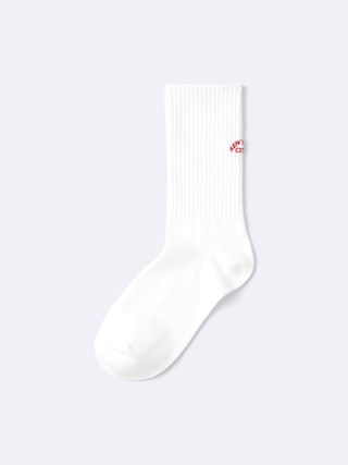 クルーソックス(ロゴ) 【レディース】 【インナー・下着】【GU公式/ジーユー】 【OFF WHITE】 クルーソックス(ロゴ) 【レディース】 【インナー・下着】【GU公式/ジーユー】 【OFF WHITE】