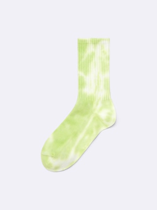 クルーソックス(タイダイ) 【レディース】 【インナー・下着】【GU公式/ジーユー】 【LIGHT GREEN】 クルーソックス(タイダイ) 【レディース】 【インナー・下着】【GU公式/ジーユー】 【LIGHT GREEN】
