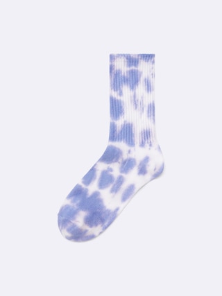 クルーソックス(タイダイ) 【レディース】 【インナー・下着】【GU公式/ジーユー】 【BLUE】 クルーソックス(タイダイ) 【レディース】 【インナー・下着】【GU公式/ジーユー】 【BLUE】