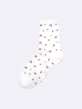 アンクルソックス(フラワー) 【レディース】 【インナー・下着】【GU公式/ジーユー】 【OFF WHITE】 アンクルソックス(フラワー) 【レディース】 【インナー・下着】【GU公式/ジーユー】 【OFF WHITE】