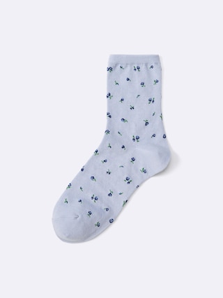 アンクルソックス(フラワー) 【レディース】 【インナー・下着】【GU公式/ジーユー】 【LIGHT BLUE】 アンクルソックス(フラワー) 【レディース】 【インナー・下着】【GU公式/ジーユー】 【LIGHT BLUE】