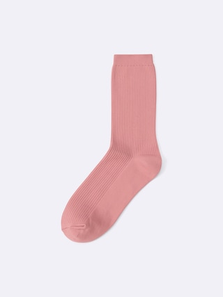 リブクルーソックス+E 【レディース】 【インナー・下着】【GU公式/ジーユー】 【PINK】 リブクルーソックス+E 【レディース】 【インナー・下着】【GU公式/ジーユー】 【PINK】