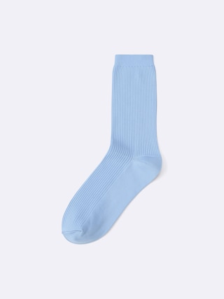 リブクルーソックス+E 【レディース】 【インナー・下着】【GU公式/ジーユー】 【LIGHT BLUE】 リブクルーソックス+E 【レディース】 【インナー・下着】【GU公式/ジーユー】 【LIGHT BLUE】